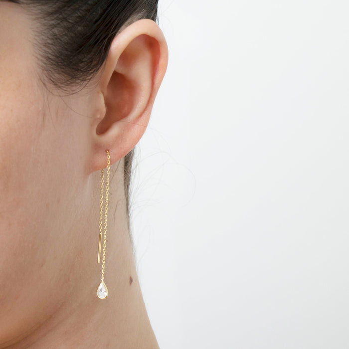 Elegant Gold Threader Earrings