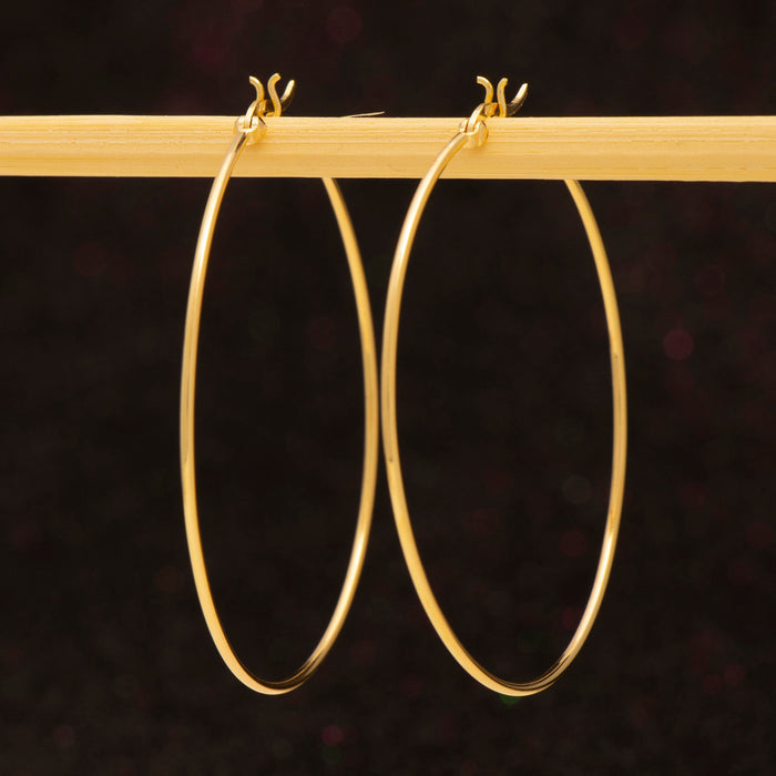 52mm Gold Hoop Earrings