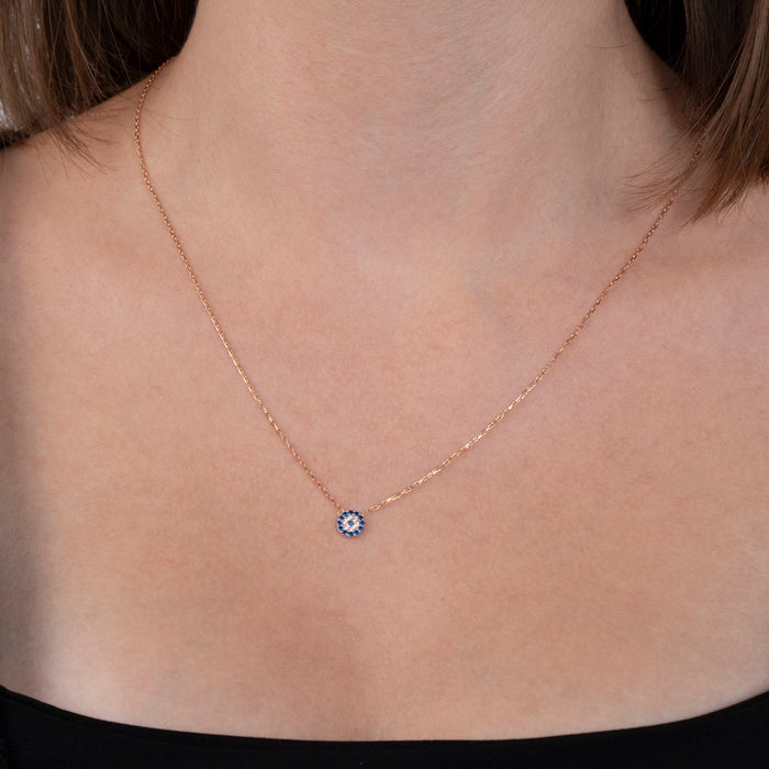 Dainty Evil Eye Protection Necklace