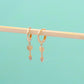 14K Solid Gold Huggie Hoop Earrings