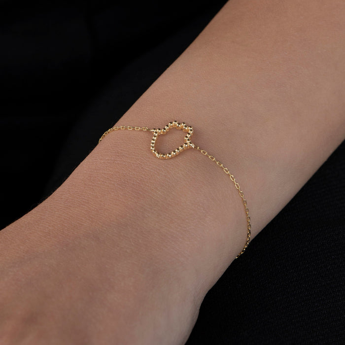 Dainty Hamsa Bracelet