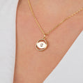 Gold Evil Eye Necklace