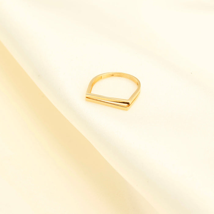 14k Dainty Stackable Gold Ring