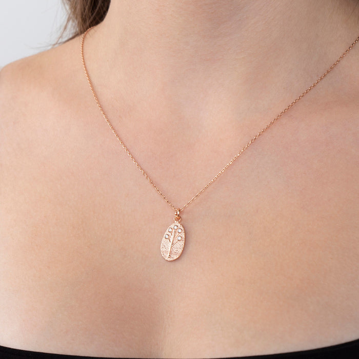 Dainty 14k Gold Tree of Life Necklace