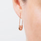 Safety Pin Hoop Earrings