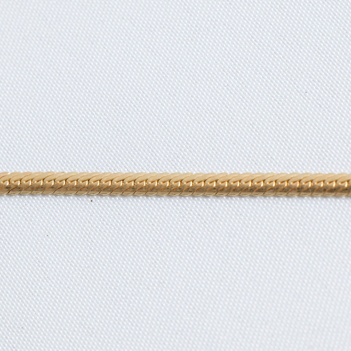 14k Gold Vermeil Curb Chain Necklace