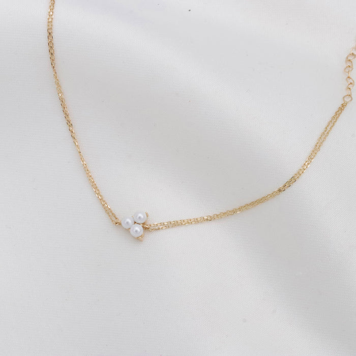 Triple Pearl Bracelet
