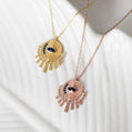Evil Eye Sunburst Necklace