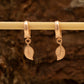 Leaf Hoop Earrings