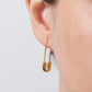 Safety Pin Hoop Earrings