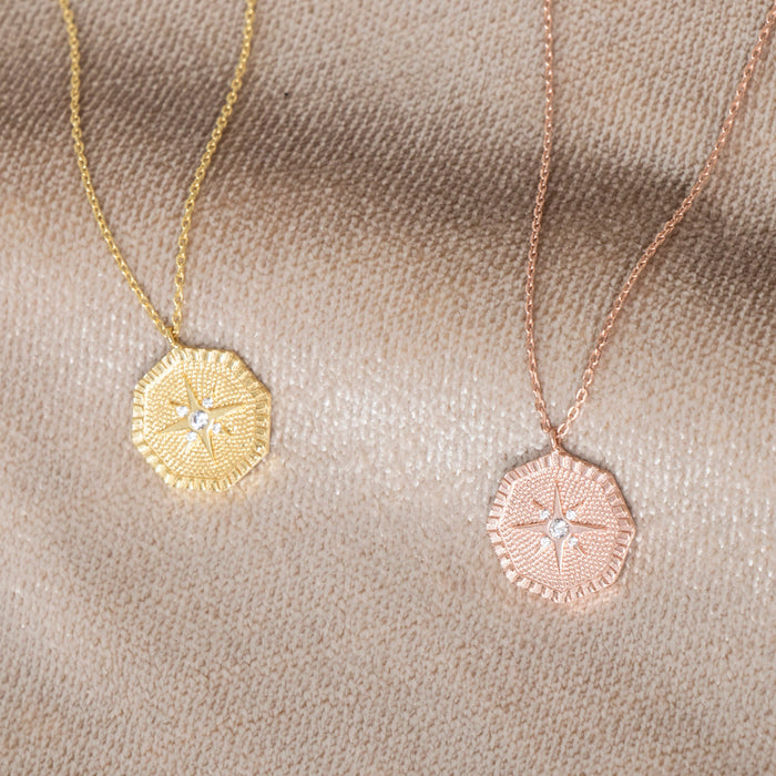 North Star Medallion Necklace