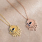 Evil Eye Sunburst Necklace
