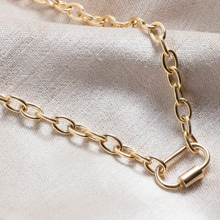 Carabiner Lock Necklace