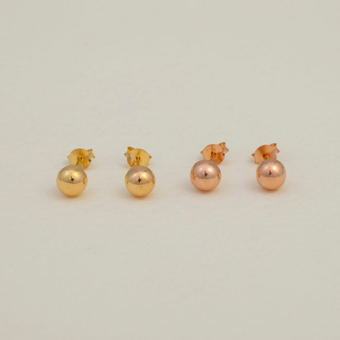 Dainty Ball Stud Earrings