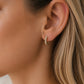Bamboo Hoop Earrings