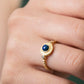 Moonstone & Lapis Lazuli Ring