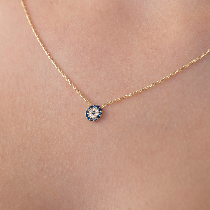 Dainty Evil Eye Protection Necklace