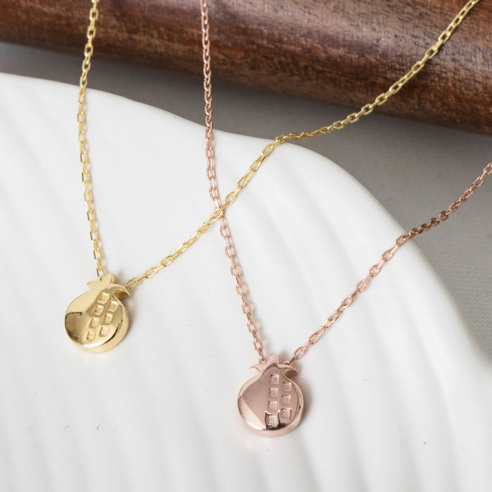 Gold Pomegranate Necklace