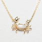Crab Pendant Necklace