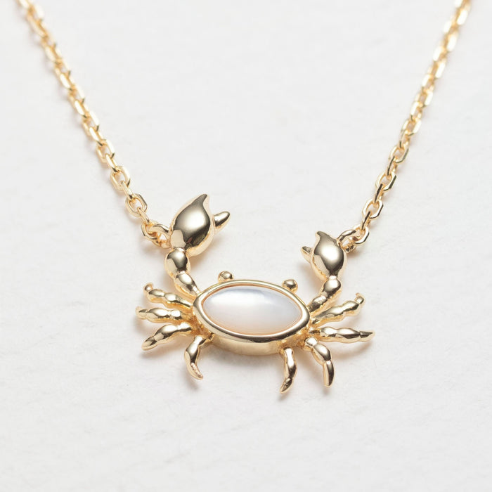 Crab Pendant Necklace