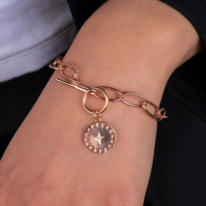Gold Toggle North Star Bracelet