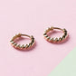 Twisted Hoop Earrings