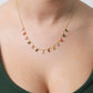 Multi Gemstone Station Necklace