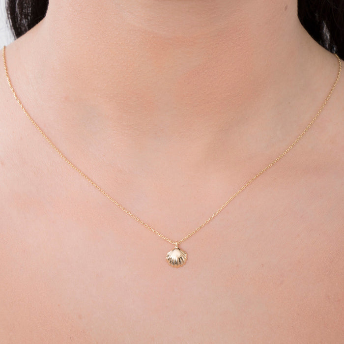 Gold Vermeil Shell Necklace