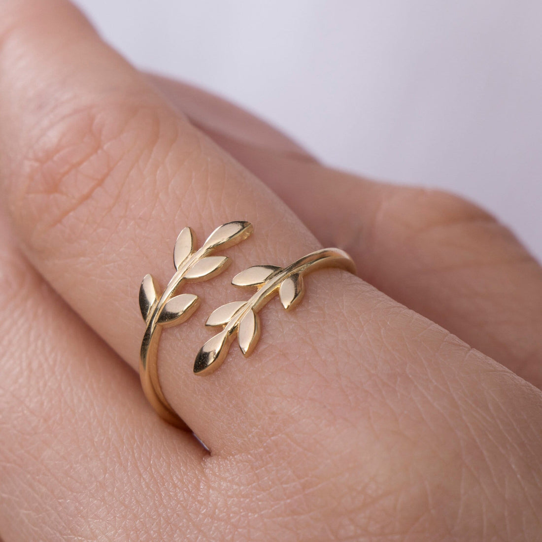Ancient Greek Style Leaf Ring