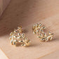 Leaf Hoop Earrings