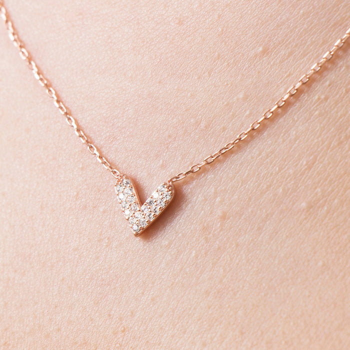 Dainty Gold Heart Necklace