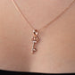 Gold Crown Key Necklace