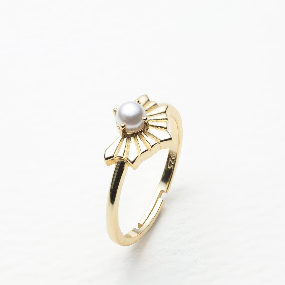 Sunburst Pearl Ring