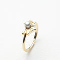 Sunburst Pearl Ring