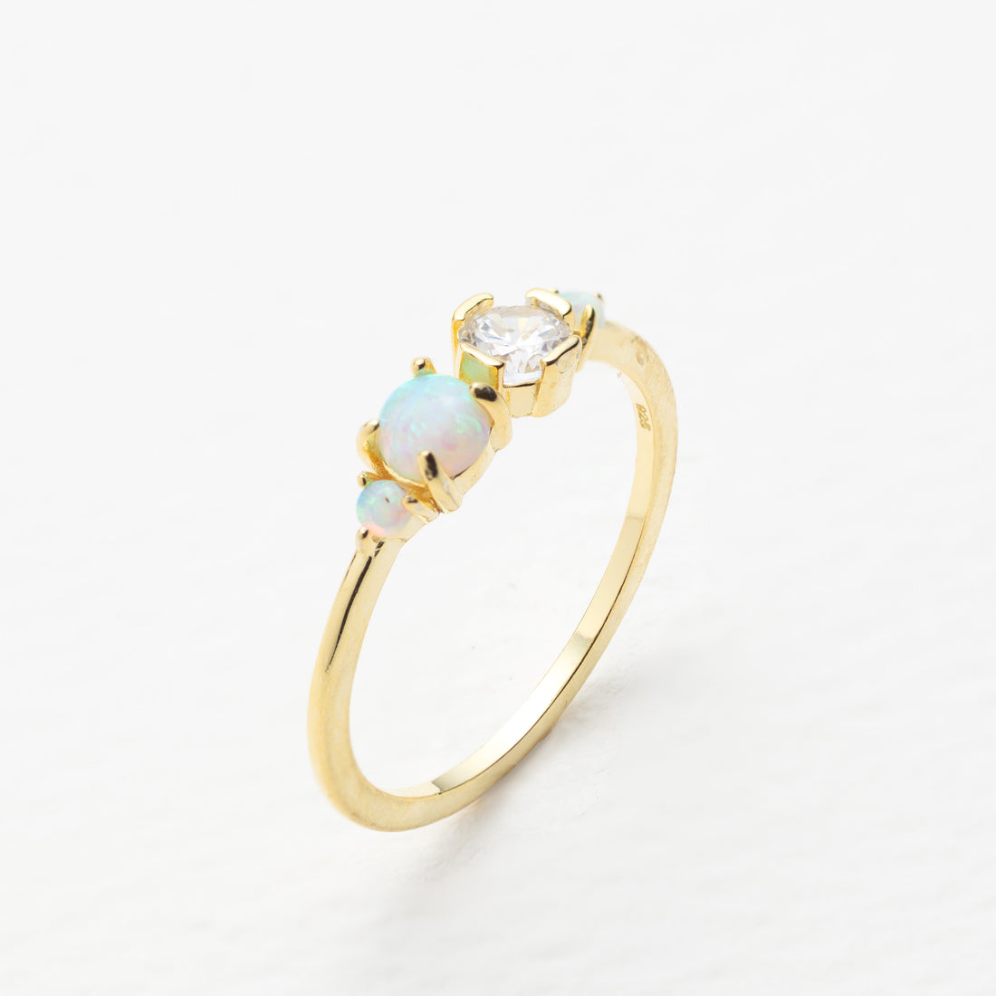 Opal Birthstone Ring