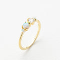Opal Birthstone Ring
