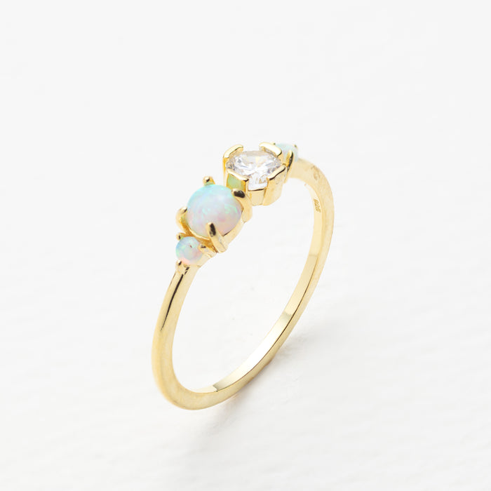 Opal Birthstone Ring