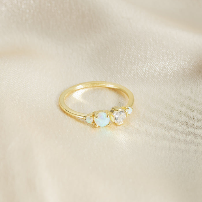 Opal Birthstone Ring