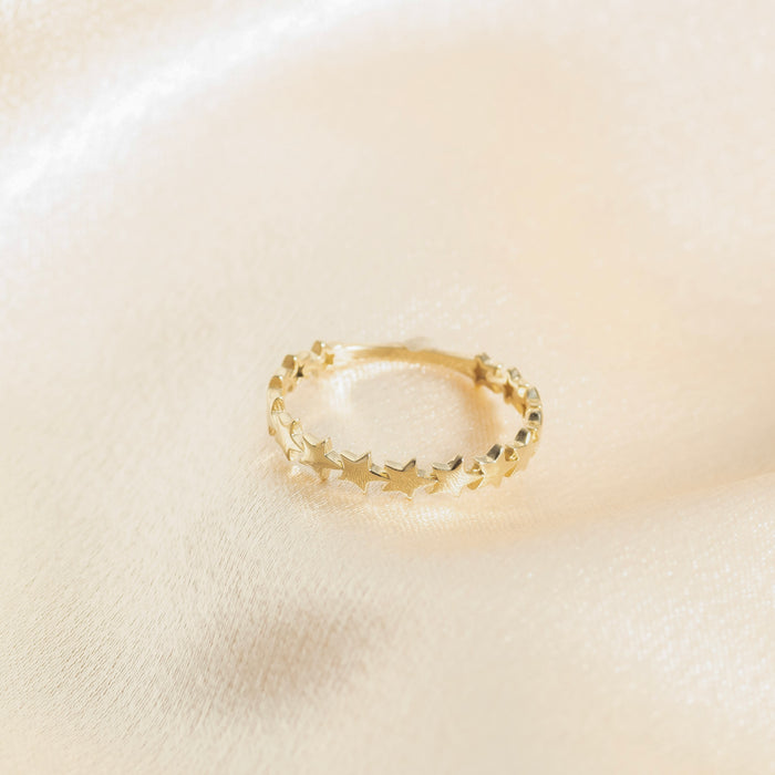 Celestial Star Band Ring