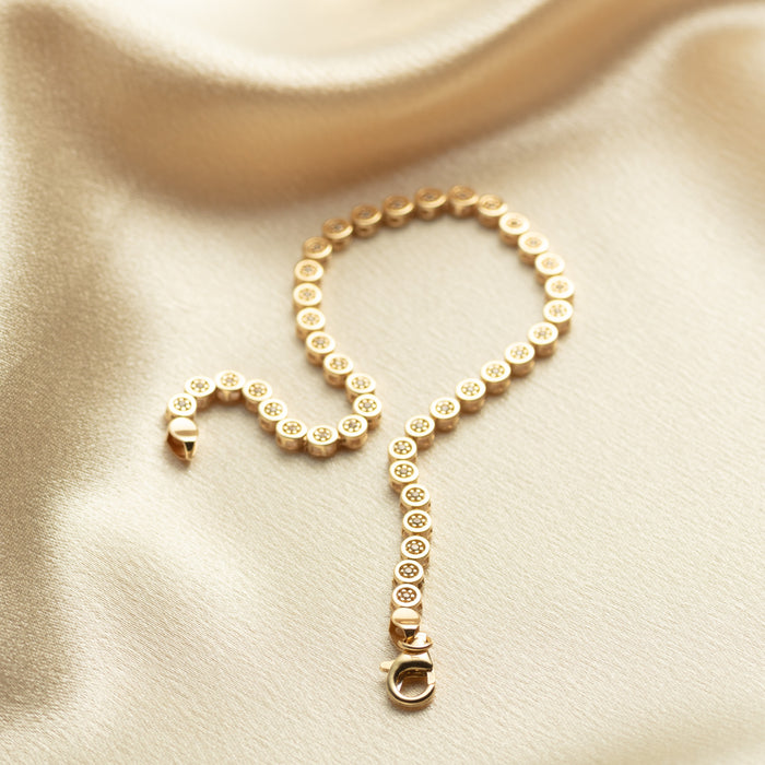 Bezel Set CZ Bracelet