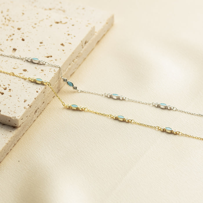 Turquoise Gem Bracelet