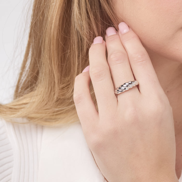 Dome & Twisted Rope Rings