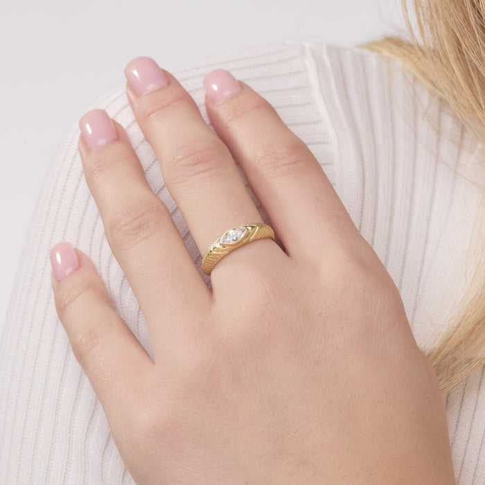 Marquise CZ Ring
