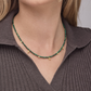 Green Malachite Sea Charm Necklace
