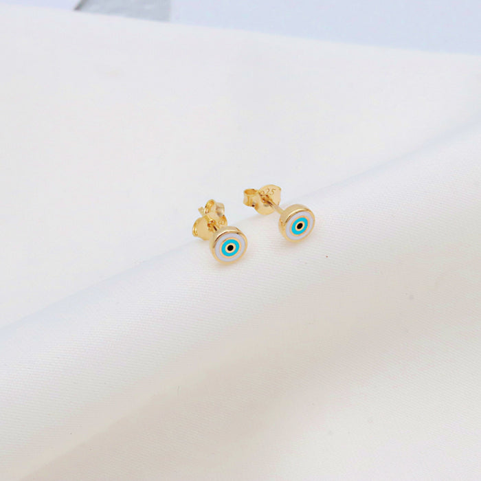 Evil Eye Stud Earrings