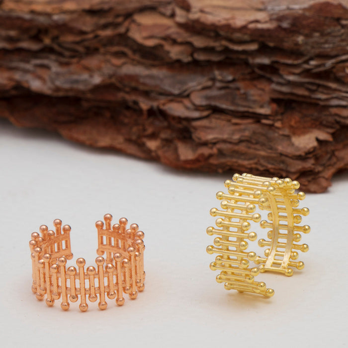 Gold Vermeil Chain Ring