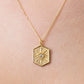 Radiant Gold Sun Medallion Necklace