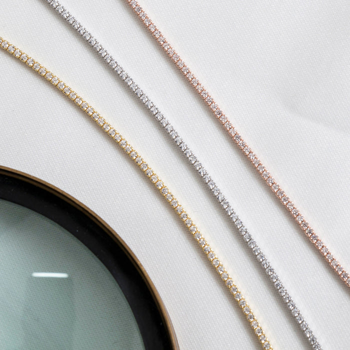 Cubic Zirconia Tennis Bracelet