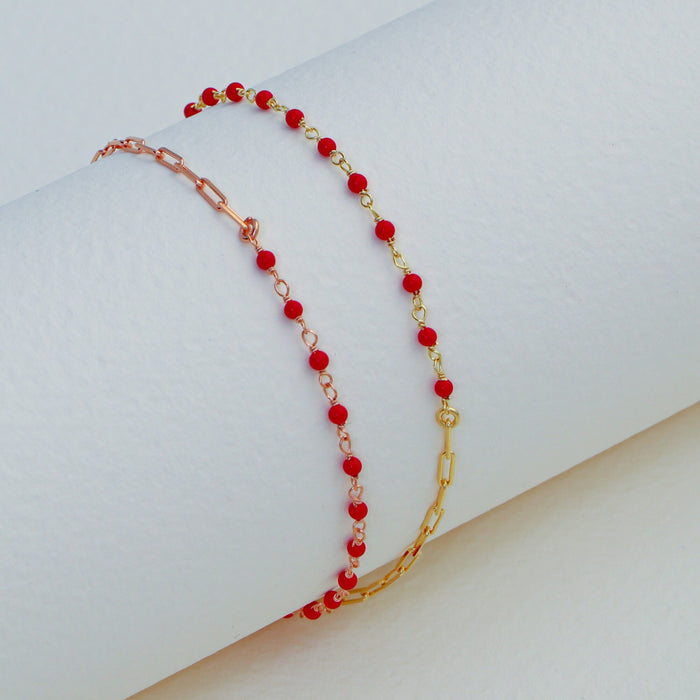 Coral Bracelet