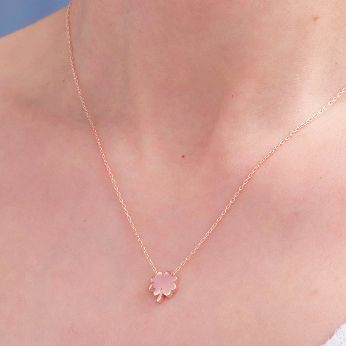 Gold Filled Four Leaf Clover Necklace